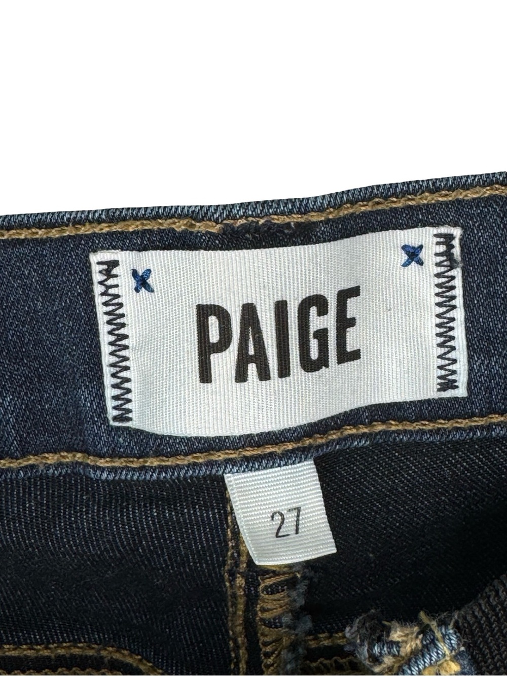 PAIGE Maternity Manhattan Slim Bootcut Jeans “Nottingham” Wash - Picture 2 of 16